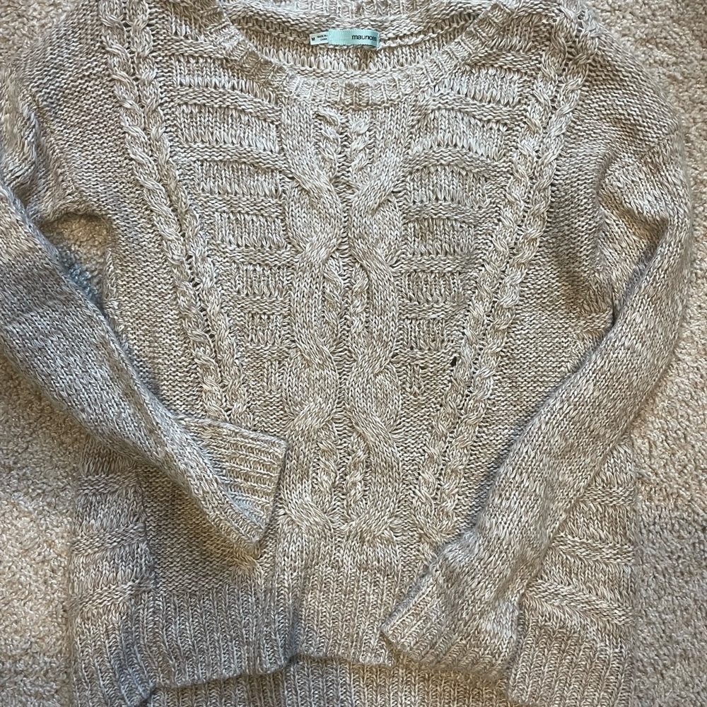 Maurices Cable Knit Sweater - Light Brown